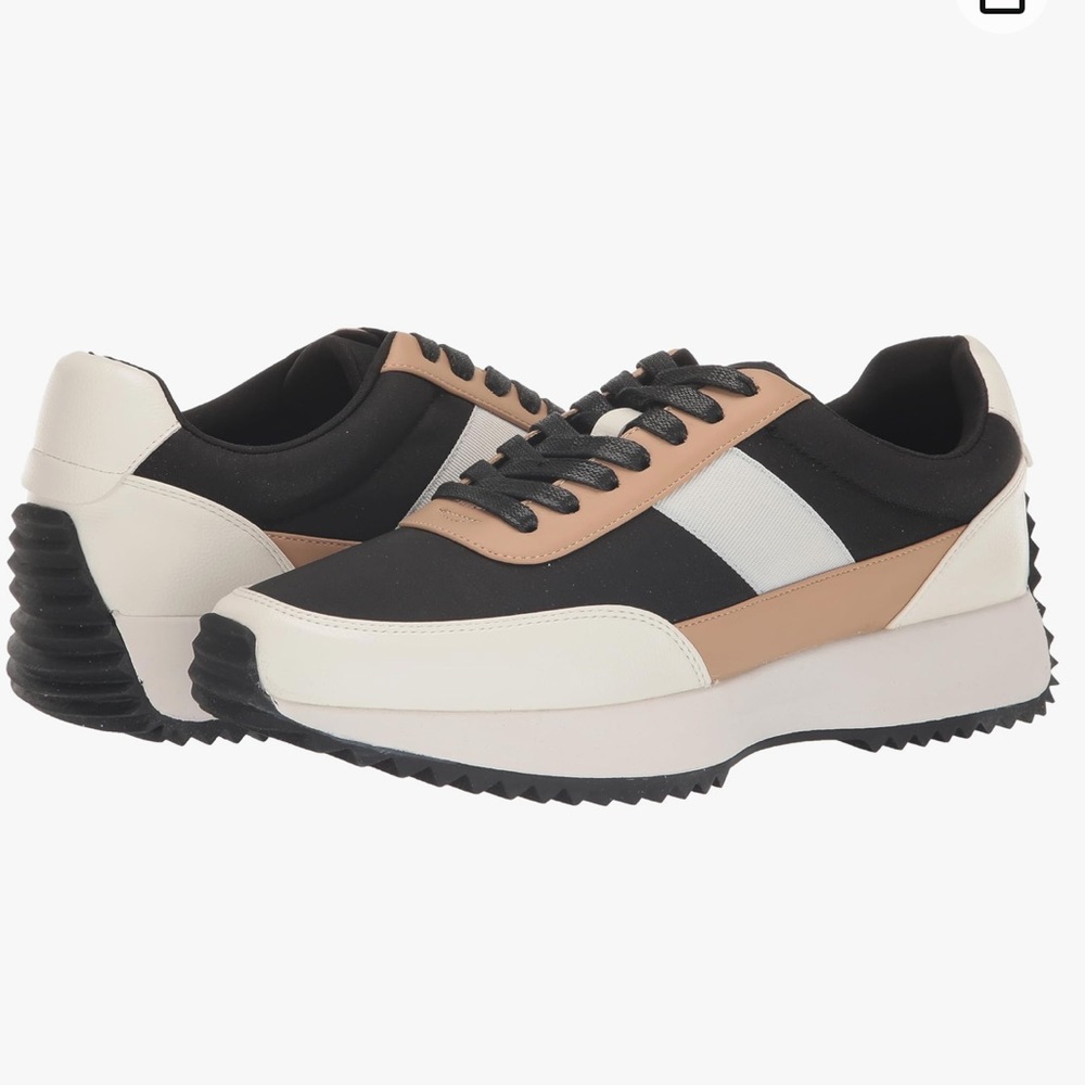 NWT Dolce Vita Black White and Tan Sneaker size 8.5 in original box